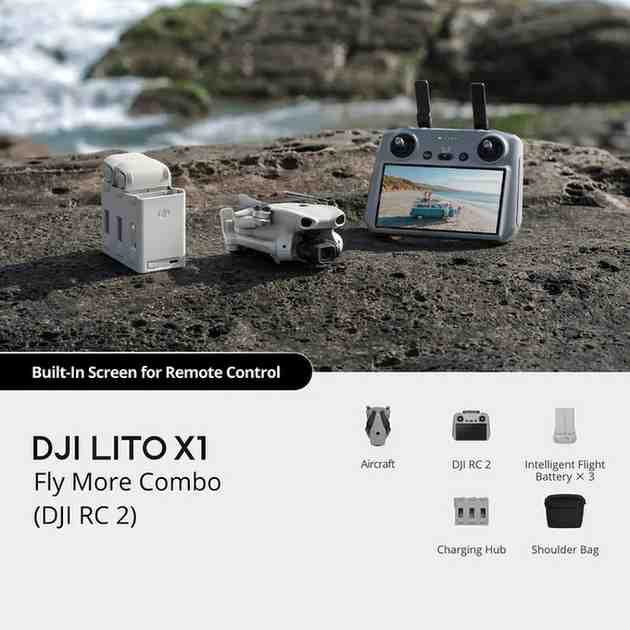 DJI Lito X1 Fly More Combo (DJI RC2)