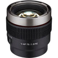Samyang V-AF 75mm T1.9 FE Cine Lens (Sony E-Mount)