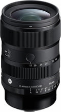 Sigma 17-40mm f/1.8 DC Art Lens for Fujifilm X