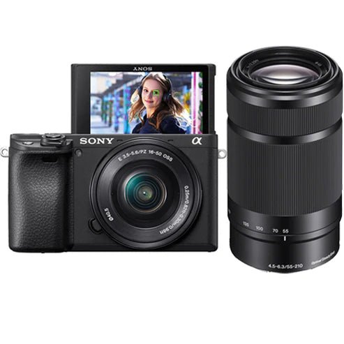 Sony a6400 Mirrorless Camera with 16-50mm and 55-210mm Lenses Kit